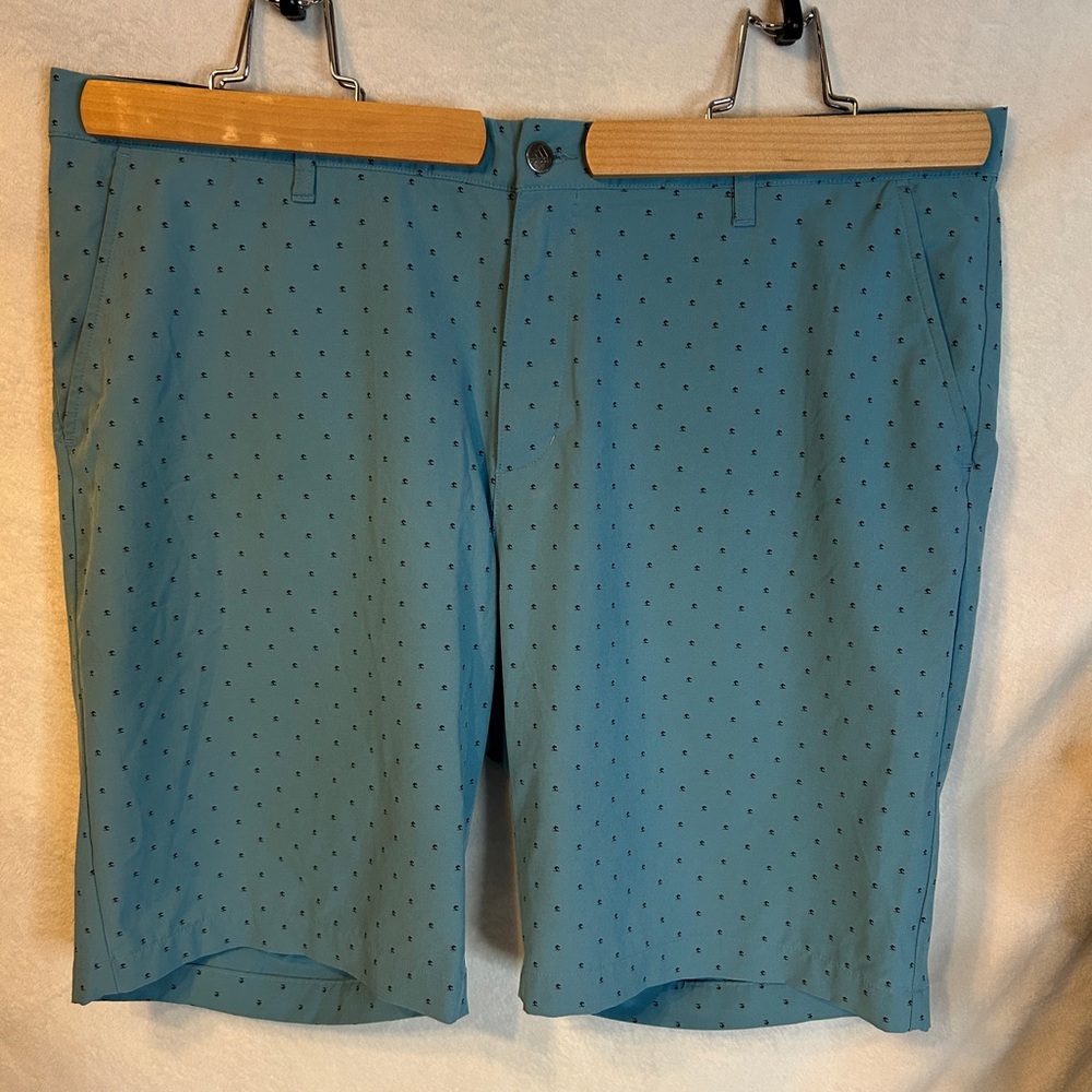 Adidas Men's Blue Pattern Shorts